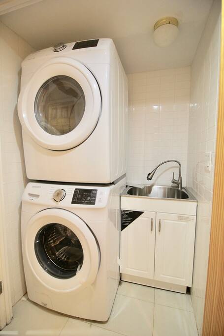 Private, Beautiful Upper Eastside Townhome — Laundry Facilities - Lower Level