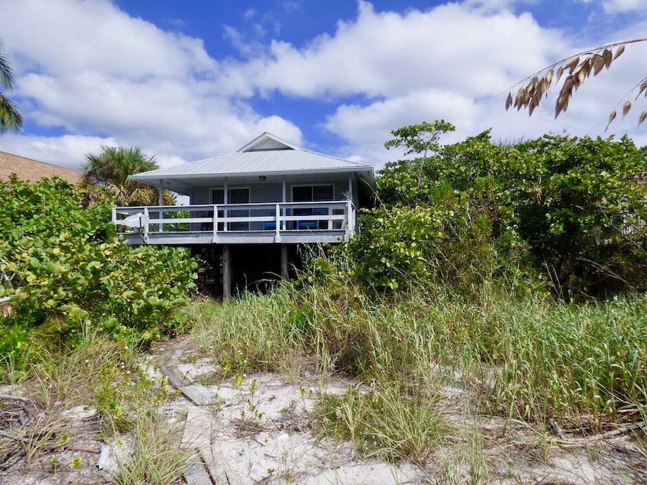 Sunny Daze: Beachfront Cottage with private dock on the bay! — Placida, FL — vacation rental