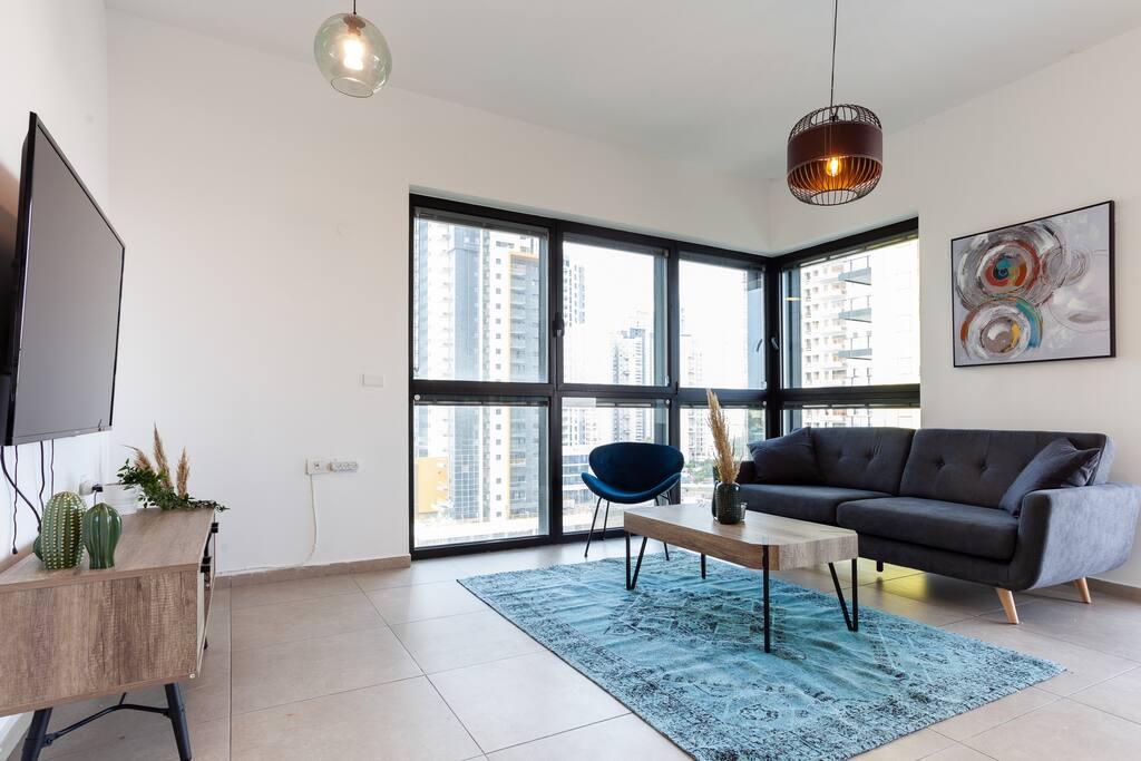 Modern Tower Apt w/ Spectacular Sea View | Mamad — Bat Yam, Center District — vacation rental
