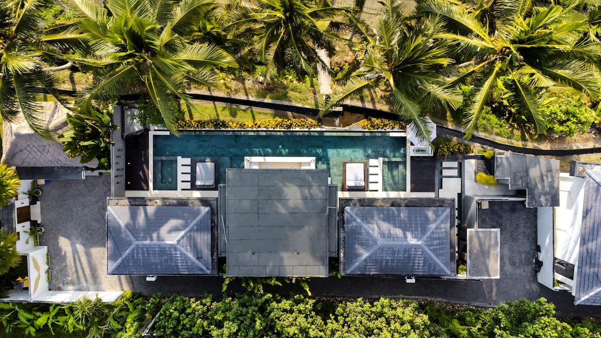 Villa Asyana: 2BR w/ Panoramic View of Rice Fields — Ubud, Bali — vacation rental