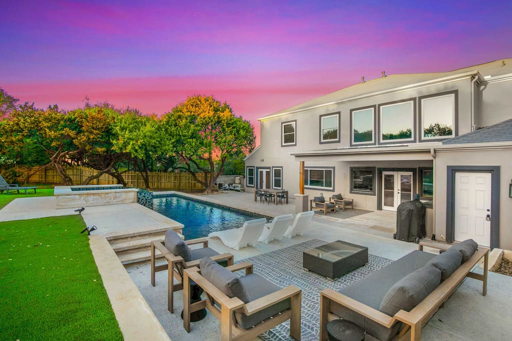 Hill Country Retreat | Pool + Hot Tub | Sleeps 22 — Austin, TX — vacation rental