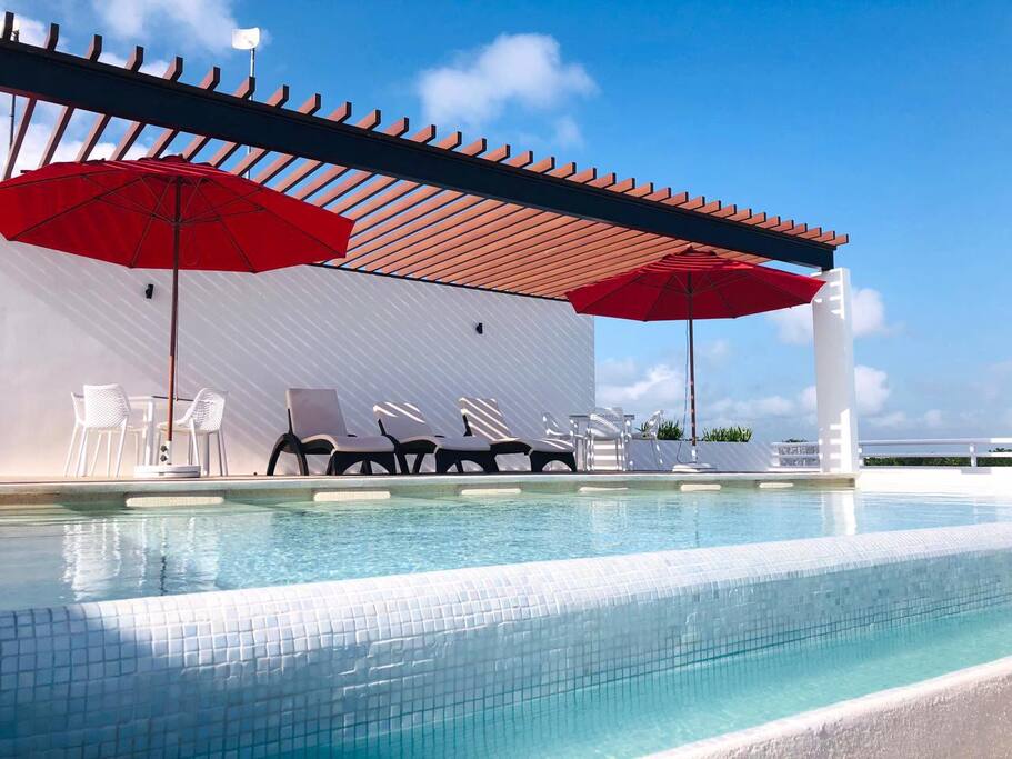 Spacious 2BR-Roof Top Pool, Near Beach + Wildlife — Akumal, Quintana Roo — vacation rental
