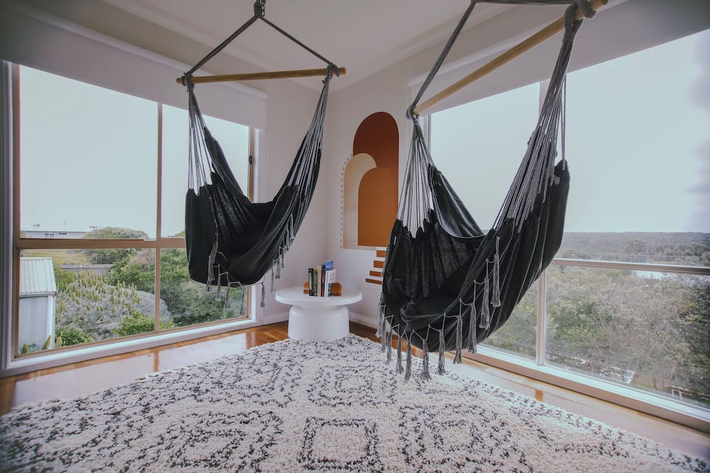 The Hangout KING BEDS Hammock Chairs with a View in Port Campbell, VIC