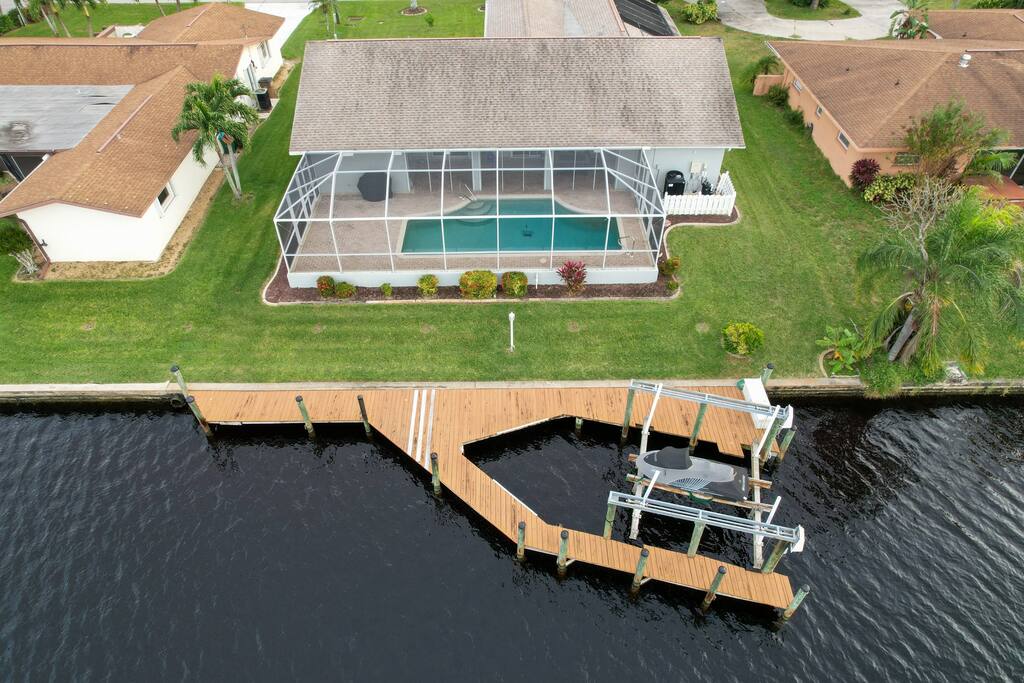 Waterfront Getaway With Boat Dock and Heated Pool