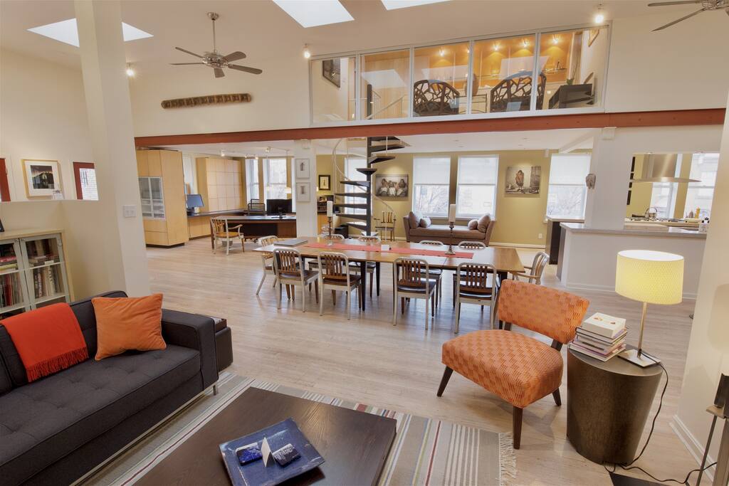 Stunning Art Filled Loft With Abundant Natural Light!