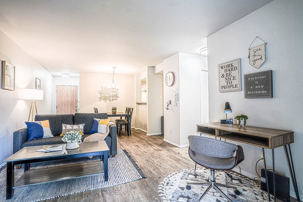 Balcony Overlooking Swimming Pool And Workspace - Modern Oasis - Redmond