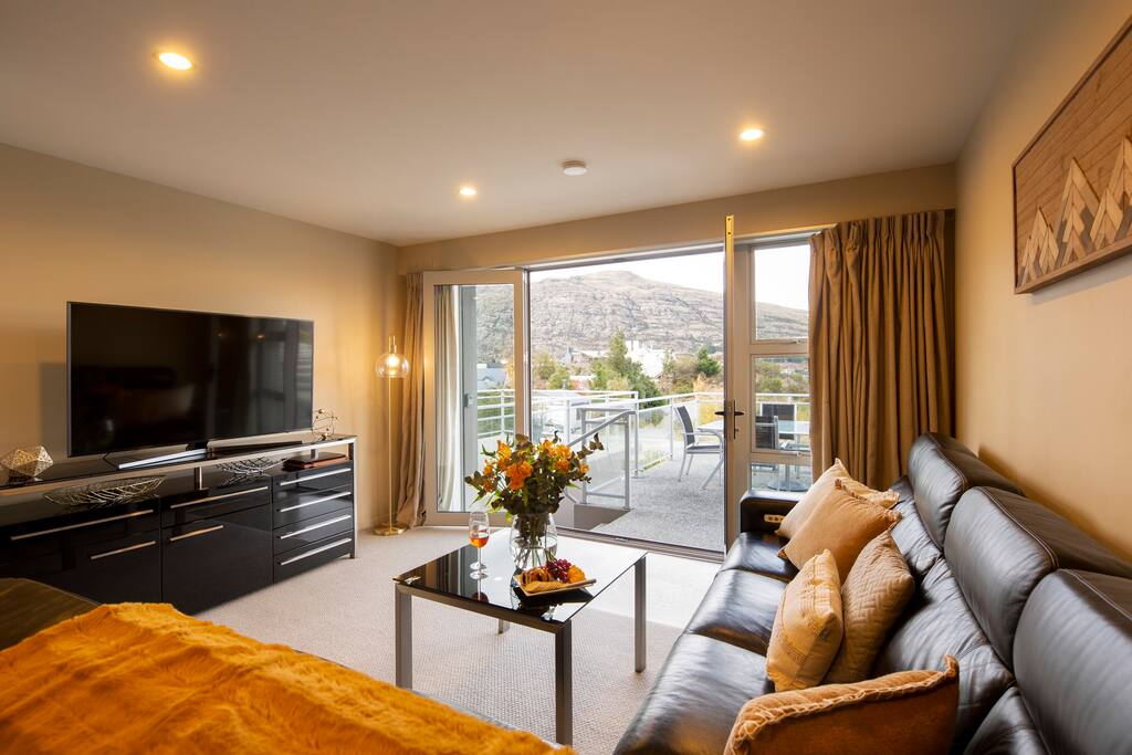 Cozy up in front of the TV at your accommodation, Queenstown