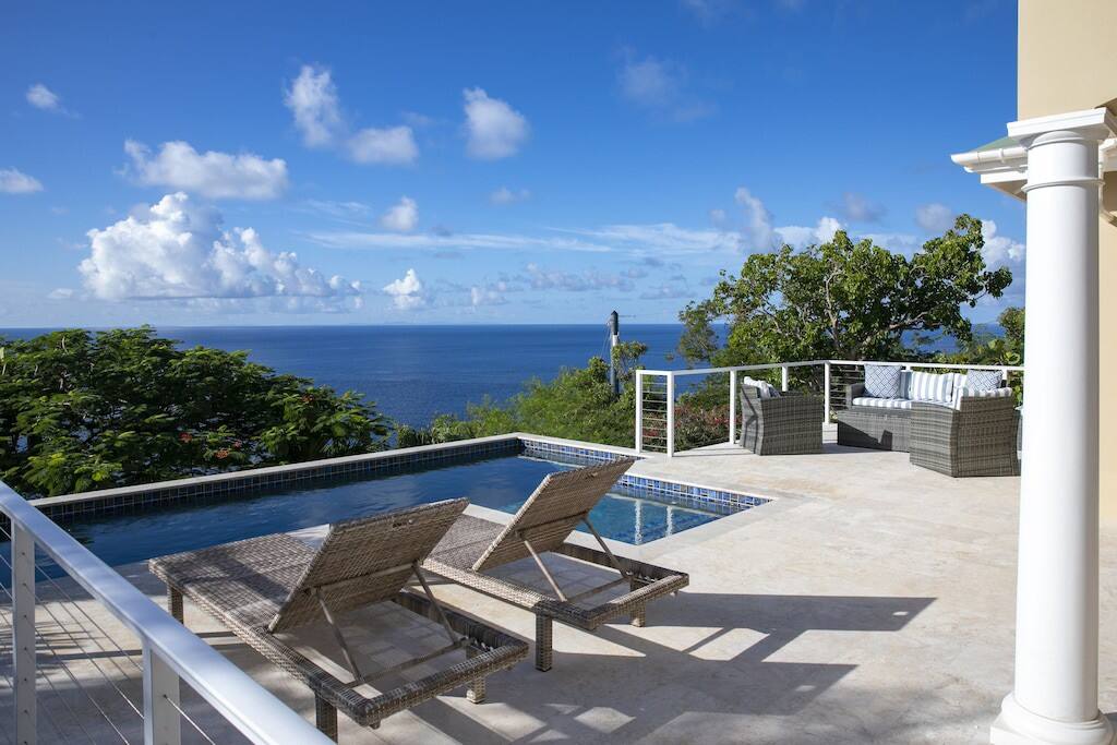 Maria Bluff Cottage Villa- Ocean Views, Generator, Private Pool — Cruz Bay, St. John — vacation rental