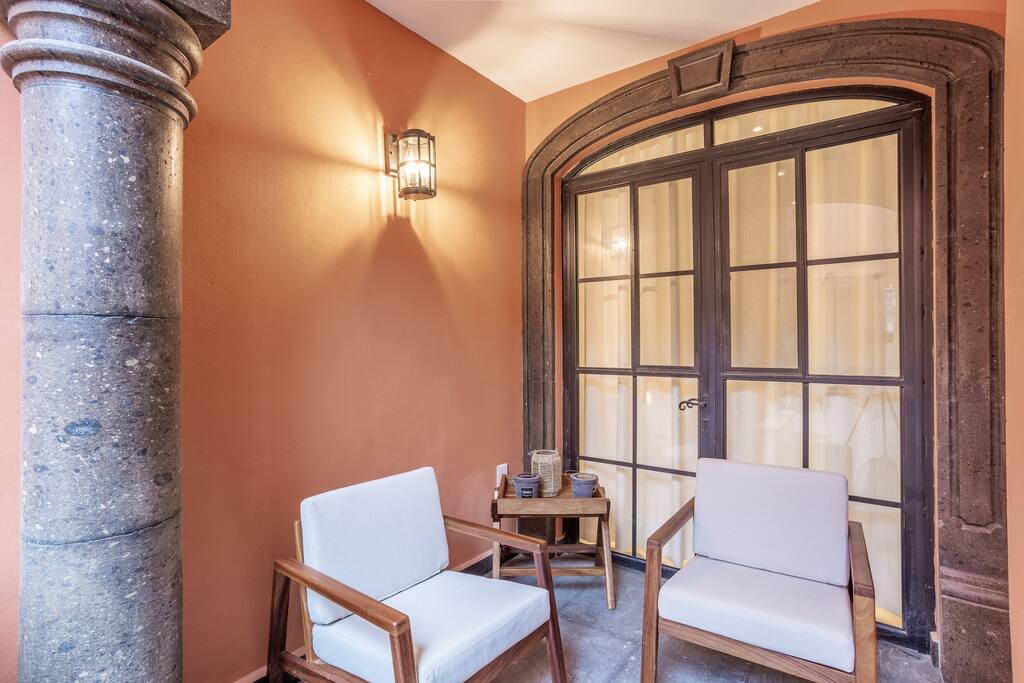 Patio with outdoor seating