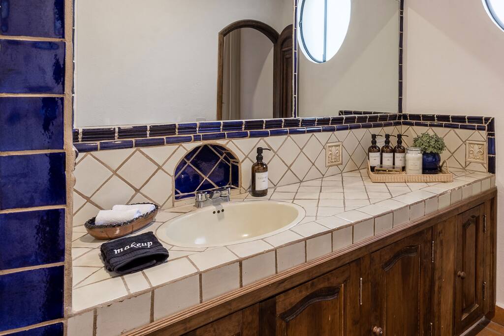 Full Bathroom with Shower & Bathroom Essentials