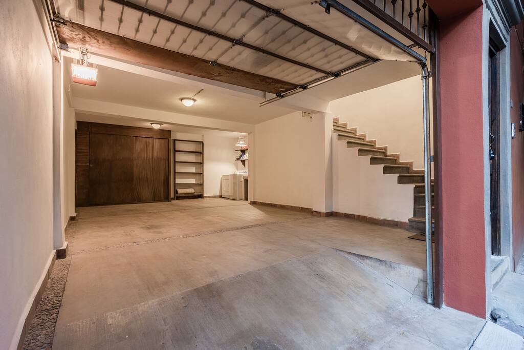 Full-Size Private Garage Parking in House