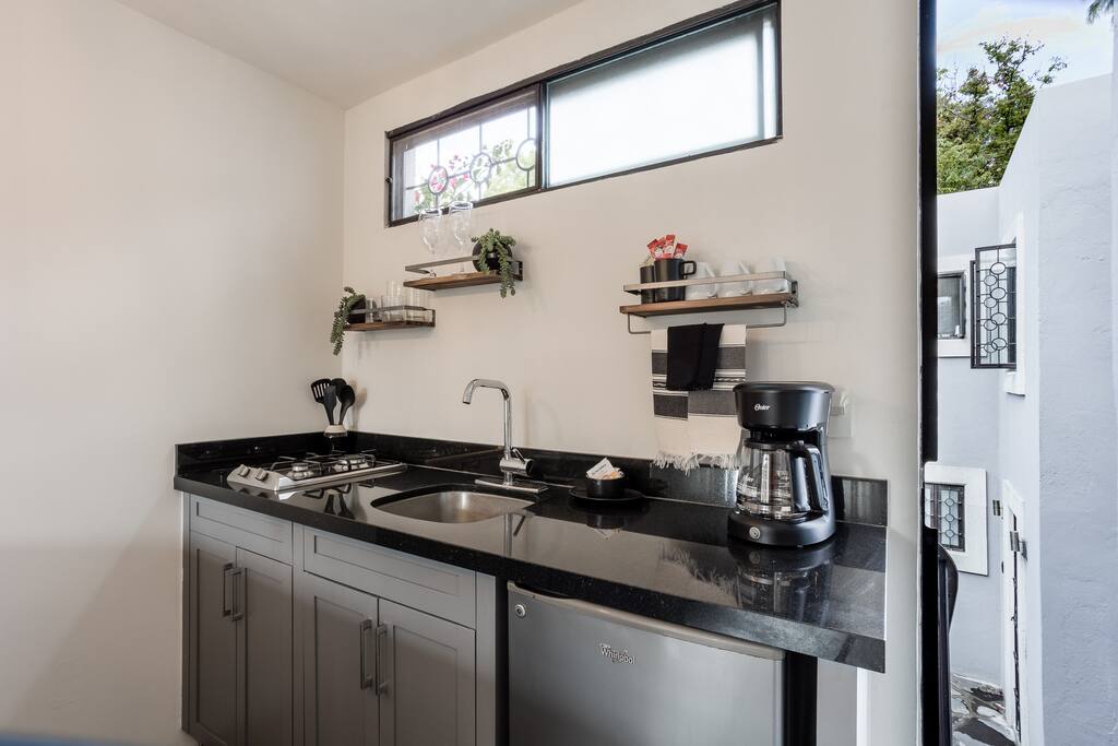 Kitchen with Cooking and Cookware Essentials