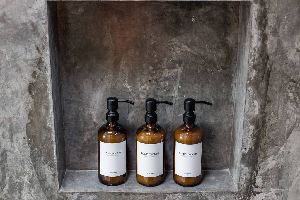 Bathroom with Bathroom Essentials