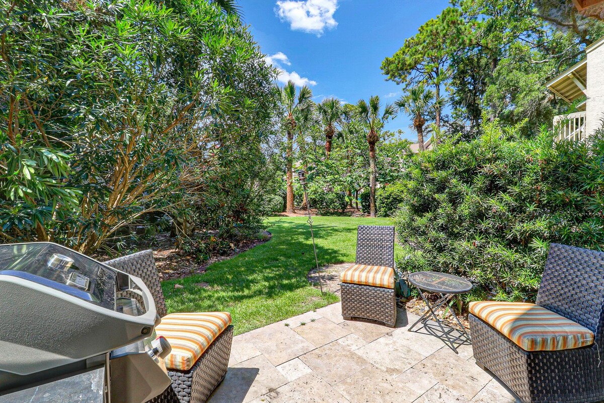 Patio seating area
