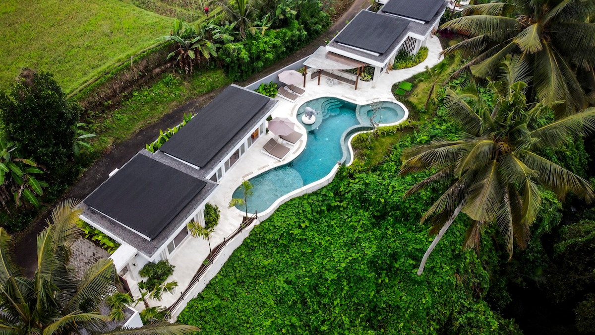 Brand New 3 Bdr Hideaway Villa w/Lush Nature View — Ubud, Bali — vacation rental