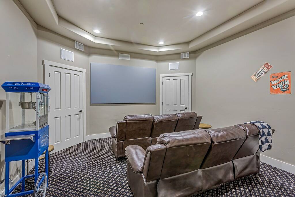 Comfortable lounge area w/ plush seating and warm indoor lighting.
