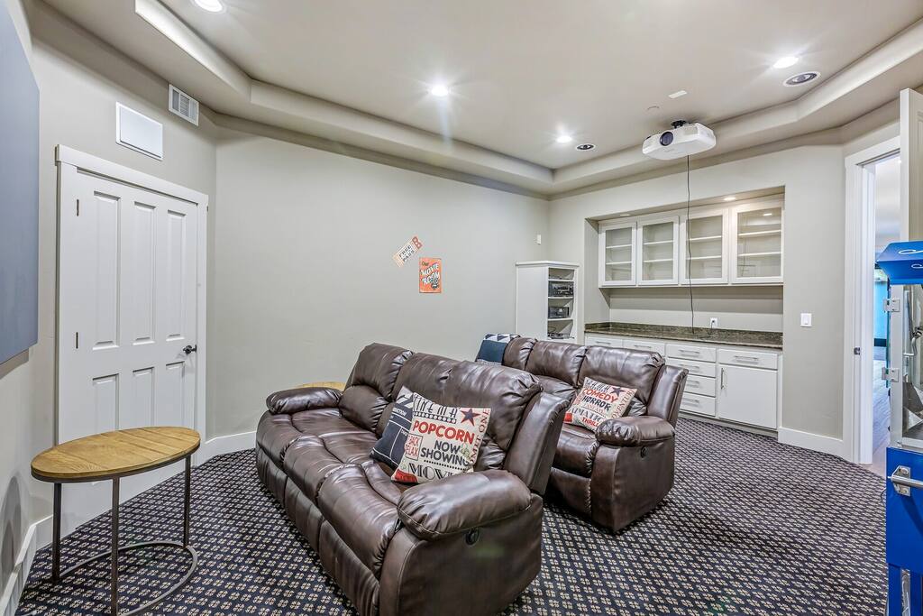 Relaxed sitting area perfect for movie nights or quiet evenings in.