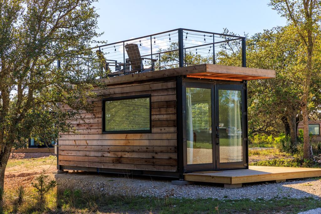 Tiny Shipping Container Home | The Saguaro — Fredericksburg, TX — vacation rental