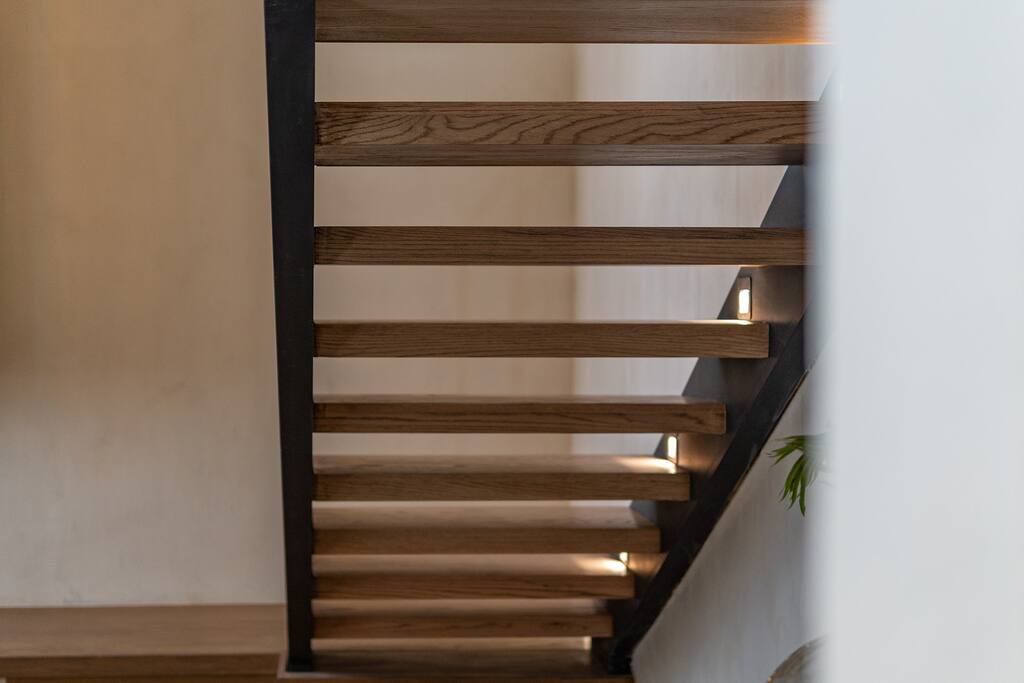 Inside stairs