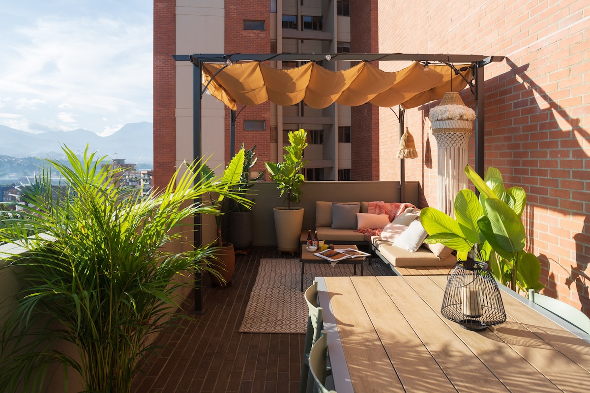 Private Terrace Duplex in El Poblado main photo
