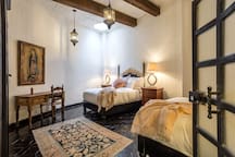 Bedroom 5 with double queen beds