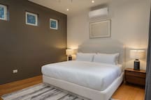 Bedroom with king bed