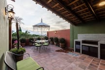 Outdoor Kitchen and Dining on the Rooftop