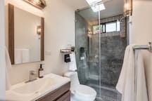 Full Bathroom with Shower & Bathroom Essentials