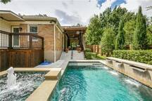 Featured Property East Dallas 3BR Home w Saltwater Pool Fireplace
