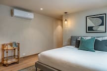 Bedroom with air conditioning
