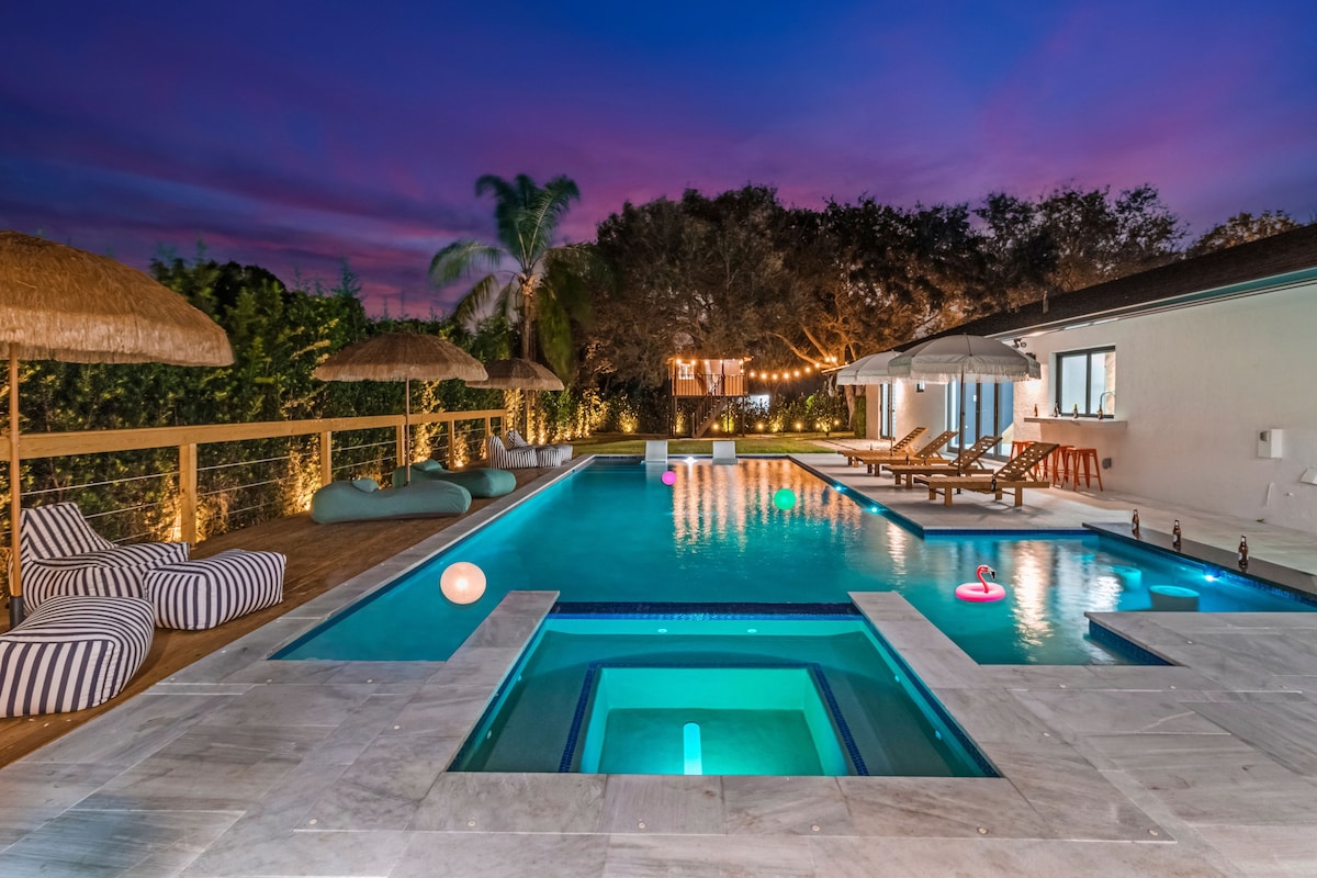 Elysian Villa | Treehouse | Cinema & Courts — Plantation, FL — vacation rental
