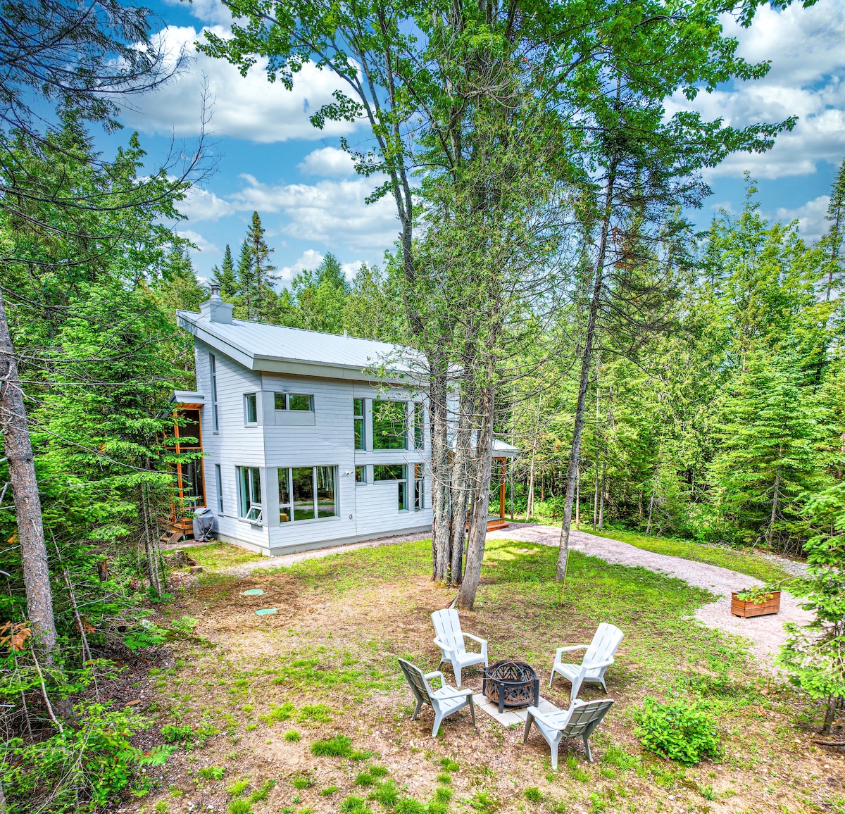 Ecology between forest and river | L'Hermine Charme